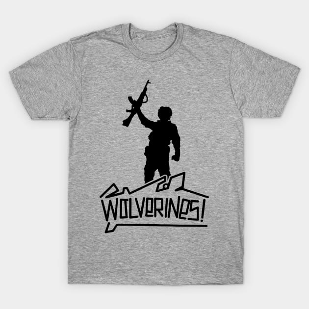 Red Dawn Wolverines T-Shirt by The Sarah Gibs